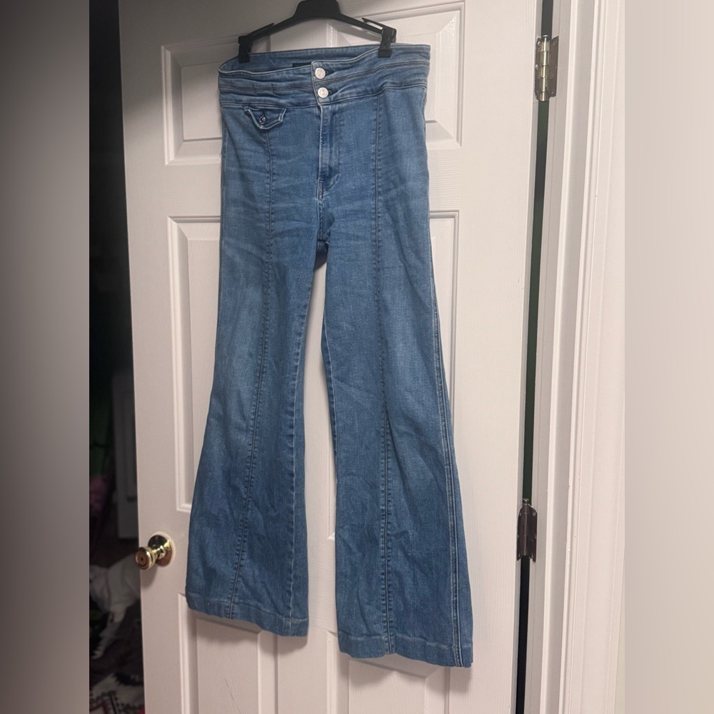 Veronica Beard Blue Flare Jeans 29